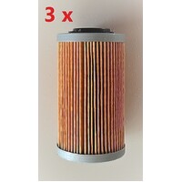 3 X OIL FILTER FOR WITHOUT O - RING ATV & MARINE - BOMBARDIER / JOHN DEREE / SEA - DOO