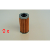 9 X OIL FILTER FOR BETA KAWASAKI SUZUKI 207 OIL FILTER MOTORCYCLE - (see description full list)