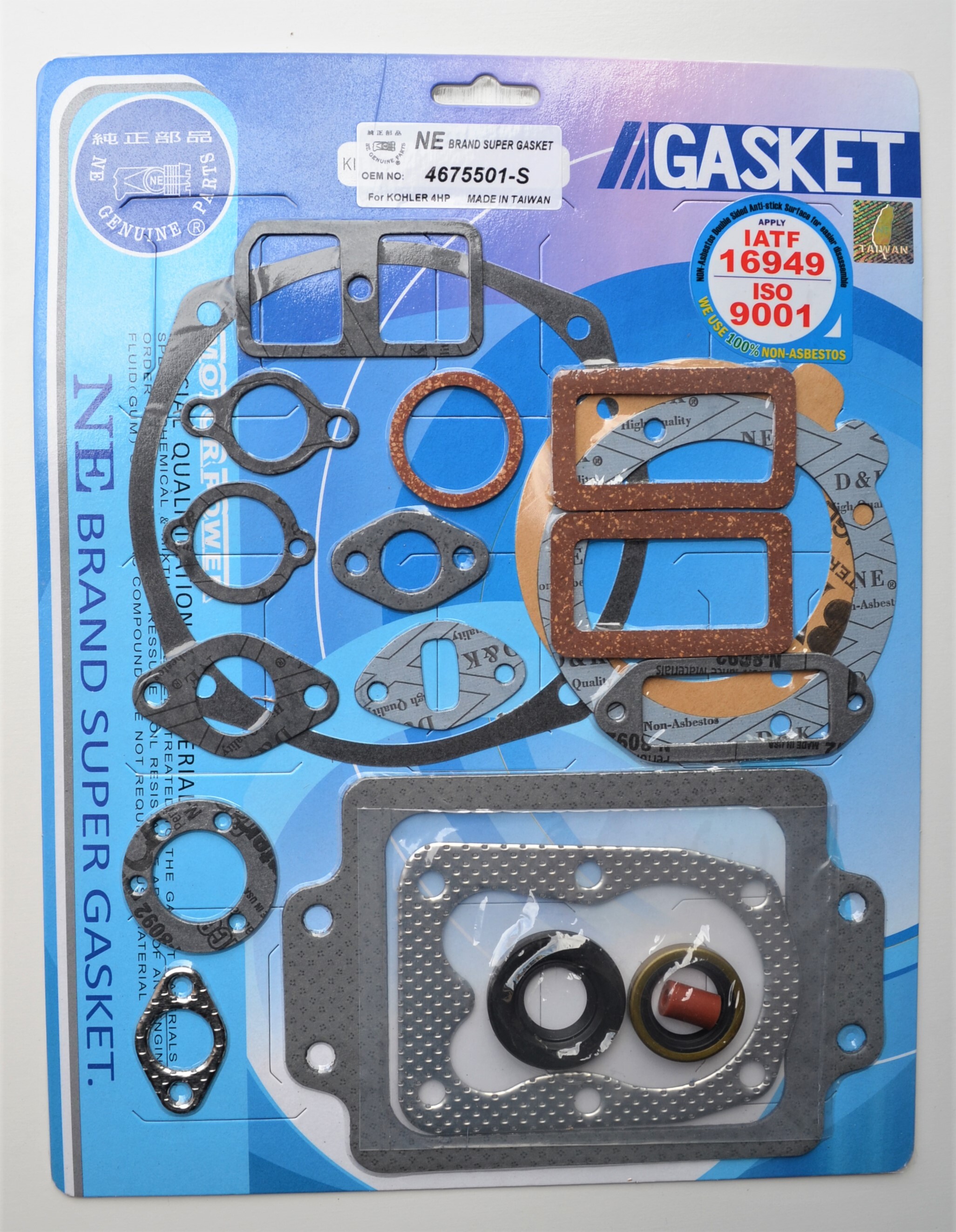 GASKET KIT FOR KOHLER K7, K9 ,K91, K141, 4HP,ALL YEARS 46 004 01,46 755 01-S